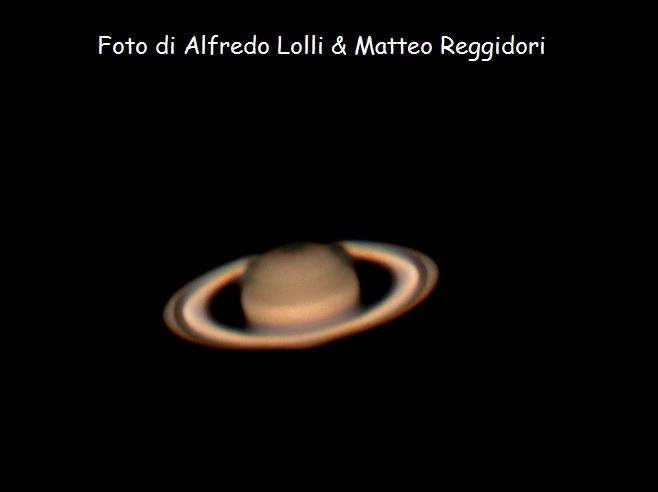 Saturno, foto di Alfredo Lolli e Matteo Reggidori