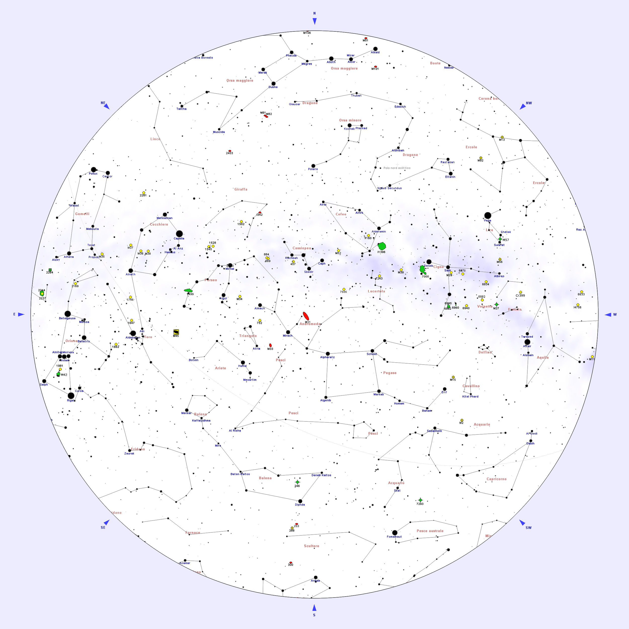 Il cielo del mese ottobre 2021 Osservatorio Astronomico di Monteromano